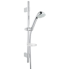 Душевой гарнитур GROHE Relexa Ultra 100 с мыльницей, 3 режима струи, душевая штанга 600 мм, 5 л/мин, хром (27132000)