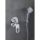 Смеситель для ванны GROHE BauLoop в комплекте с монтажной , хром (29041000)