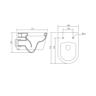 Комплект инсталляции GROHE NW0145/S с унитазом Aquatek БЕТТА и сиденьем с микролифтом (NW0201)