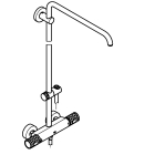 Душевая система GROHE Euphoria System с термостатом для душа, хром (26241001)