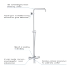 Душевая система GROHE Euphoria System с термостатом для душа, хром (26241001)