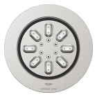 Боковой душ GROHE Rainshower Aqua, круглый, 2 режима струи, суперсталь (26801DC0)