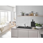 Смеситель для кухни GROHE Start с низким изливом, суперсталь (32441DC2)