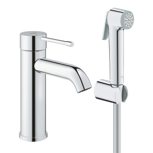 Смеситель для раковины GROHE Essence с гигиеническим душем, S-size, хром (24189000)