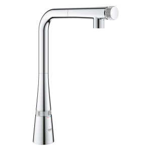 Смеситель для кухни GROHE Zedra SmartControl с вытяжным изливом, хром (31593002)