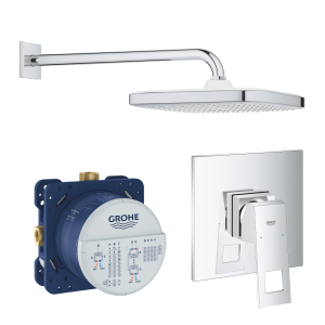 Душевая система GROHE Tempesta 250 Cube со смесителем для ванны, хром (NB0069)