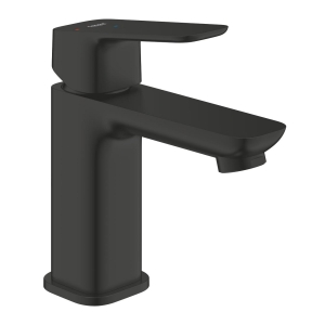 Смеситель для раковины GROHE Cubeo с донным клапаном, S-size, черный матовый (1017322430)