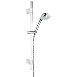 Душевой гарнитур GROHE Relexa Massage 100, 4 режима струи, душевая штанга 600 мм, 7.5 л/мин, хром (28945000)