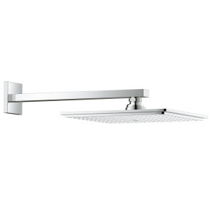 Верхний душ GROHE Rainshower Allure 230 с кронштейном, 9,5 л/мин, 1 режим, 286 мм, хром (26064000)