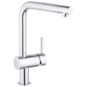 Смеситель для кухни GROHE Minta с вытяжным L-изливом, хром (32168000)