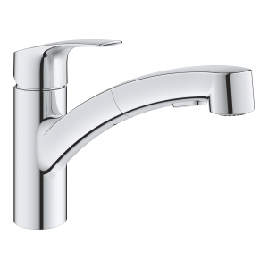 Смеситель для кухонной мойки GROHE Eurosmart с вытяжным душем, хром (30305001)