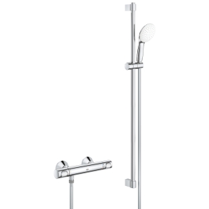 Термостат для душа GROHE Grohtherm 500 с душевым гарнитуром, хром (34797001)