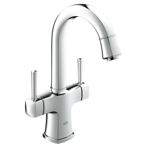 Смеситель для раковины GROHE Grandera с донным клапаном и поворотным изливом, хром (21107000)