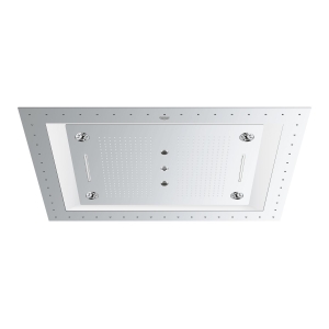 Потолочный душ с 6+ режимами струи и с подсветкой, GROHE Rainshower F-Series 40, хром, (26373001)