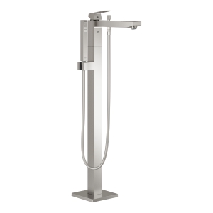 Внешняя часть смесителя для ванны GROHE Eurocube напольного монтажа, суперсталь (23672DC1)