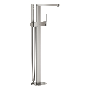 Внешняя часть смесителя для ванны GROHE Plus напольного монтажа, суперсталь (23846DC3)
