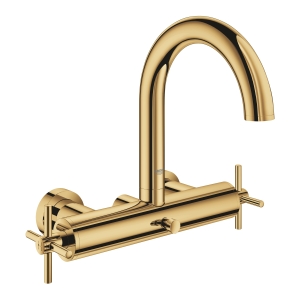 Смеситель для ванны GROHE Atrio двухвентильный, внешнего монтажа, холодный рассвет глянец (25010GL3)