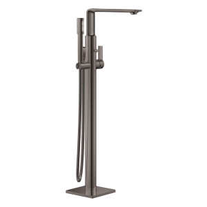 Внешняя часть смесителя для ванны GROHE Allure напольного монтажа, темный графит глянец (25222A01)