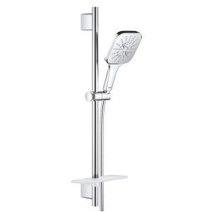Душевой гарнитур GROHE Rainshower SmartActive 130 Cube, 3 вида струй, хром (26585000)