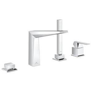 Смеситель для ванны GROHE Allure Brilliant на 4 отверстия, на край ванны, хром (29405000)