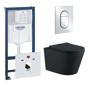 Комплект инсталляции GROHE NW0145/S с унитазом Aquatek ВЕГА и сиденьем с микролифтом (NW0204)