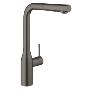 Смеситель для кухни GROHE Essence с вытяжным душем, темный графит матовый (30270AL0)
