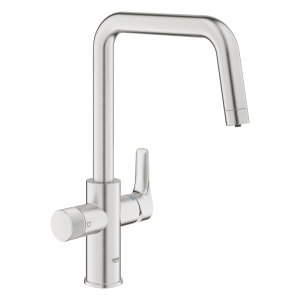 Смеситель для кухни GROHE Blue Pure Start с функцией фильтрации, без фильтра в комплекте, суперсталь (30595DC0)