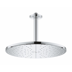 Верхний душ GROHE Rainshower 310 Mono с душевым кронштейном, 9,5 л/мин, 1 режим, 142 мм, хром (26559000)