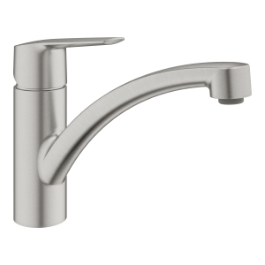 Смеситель для кухни GROHE Start с низким изливом, суперсталь (32441DC2)