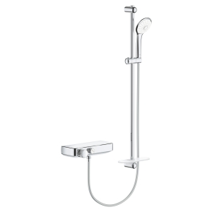 Термостат для душа GROHE Grohtherm SmartControl с душевым гарнитуром, хром (34721000)