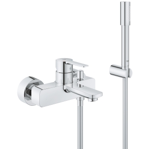 Смеситель для ванны GROHE Lineare с душевым гарнитуром, хром (33850001)