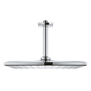 Верхний душ GROHE Rainshower 310 Mono с душевым кронштейном, 9,5 л/мин, 1 режим, 142 мм, хром (26566000)