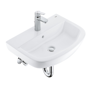 Набор для ванной: раковина 55, смеситель Start Edge и сифон, GROHE Bau Ceramic, (39471000)
