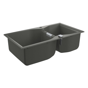 Мойка GROHE K700 с двумя чашами, 900 x 500 мм, серый гранит (31658AT0)