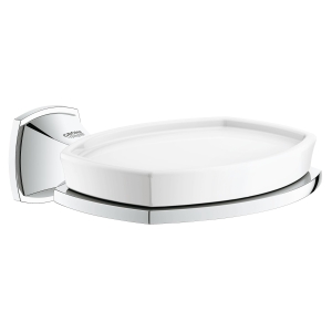 Мыльница керамическая GROHE Grandera с держателем, хром (40628000)