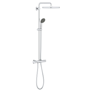 Душевая система GROHE Vitalio Start System 250 Cube с термостатом для душа, хром (26697000)