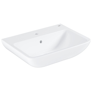 Раковина подвесная GROHE Bau Edge 60 см, альпин-белый (39808000)