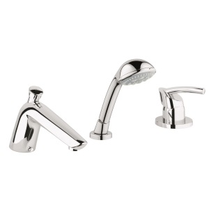 Смеситель для ванны GROHE Tenso однорычажный на 3 отверстия , хром (19153000)