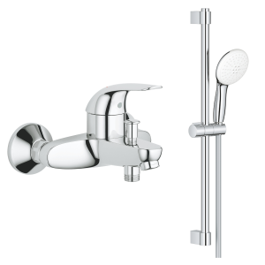 Смеситель для ванны GROHE Tempesta с душевым гарнитуром, хром (NB0060)