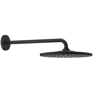 Верхний душ GROHE Rainshower Mono 310, 9,5 л/мин, 1 режим, 422 мм, фантомный черный (22121KF0)