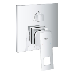 Внешняя часть смесителя для ванны GROHE Eurocube с переключателем на 3 положения, хром (24094000)