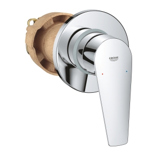 Смеситель для душа GROHE BauEdge в комплекте с монтажной частью, хром (29040001)