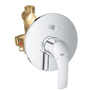 Смеситель для ванны GROHE Eurosmart в комплекте с монтажной частью, хром (33305002)