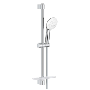 Душевой гарнитур GROHE Tempesta 110 с мыльницей, 3 режима струи, душевая штанга 600 мм, 7,4 л/мин, хром (27600003)