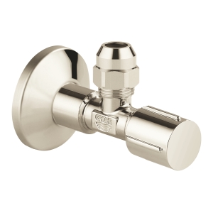 Вентиль угловой GROHE 1/2 дюйма-3/8 дюйма, 1 шт, никель, глянец (22037BE0)