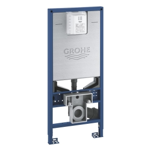Инсталляция для подвесного унитаза, GROHE Rapid SLX, монтажная высота 1.13 м, со встроенной электрической розеткой и подводом воды для подключения унитазов-биде, (39596000)