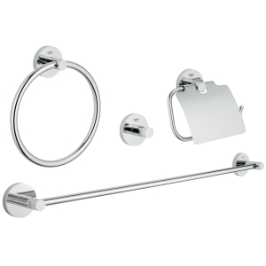 Набор аксессуаров GROHE Essentials (4 предмета), хром (40776001)
