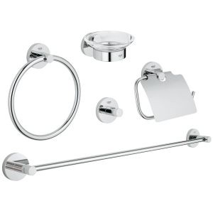 Набор аксессуаров 5 в 1, GROHE Essentials, хром, (40344001)