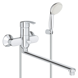 Смеситель для ванны GROHE Multiform универсальный, с душевым гарнитуром, хром (3270800A)
