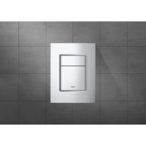 Панель смыва для унитаза GROHE Skate Cosmopolitan, размер S, хром (37535000/U) (УЦЕНКА - Царапины на корпусе)